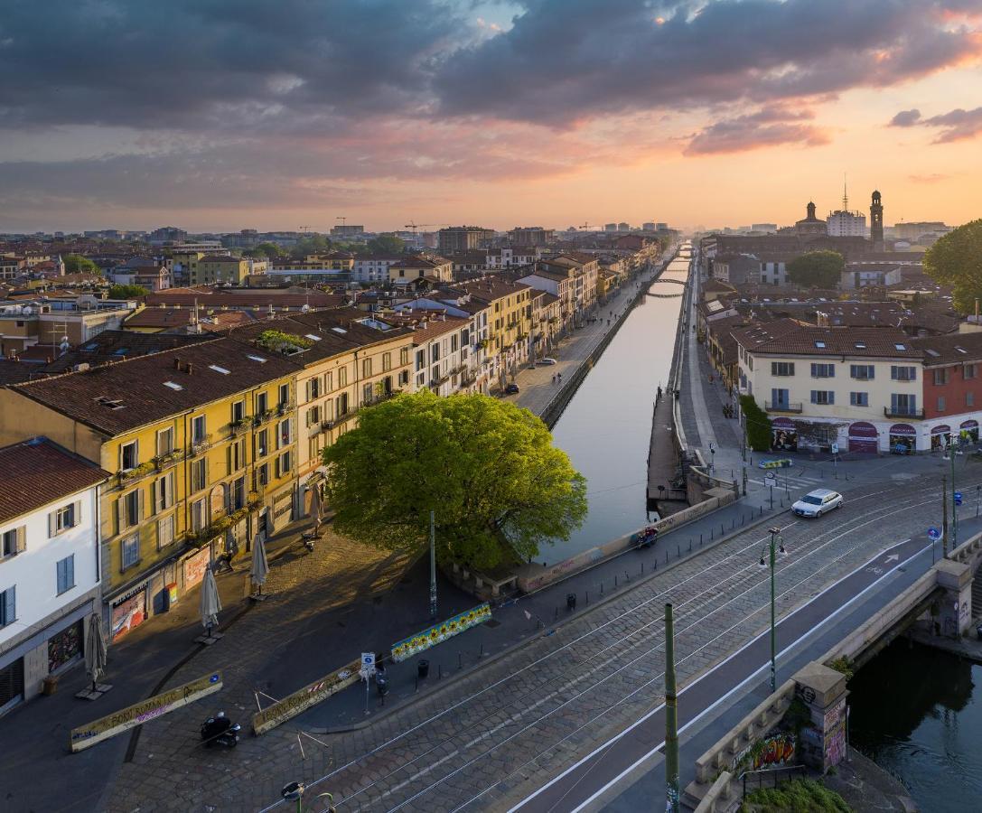 شقة Navigli-Duomo Exclusive Design Loft Su Due Piani Con Wifi ميلان المظهر الخارجي الصورة